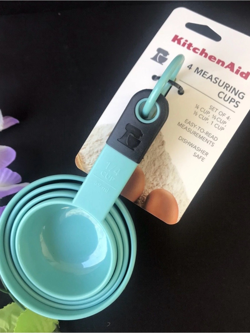 KitchenAid Nesting Measuring Cups - Aqua